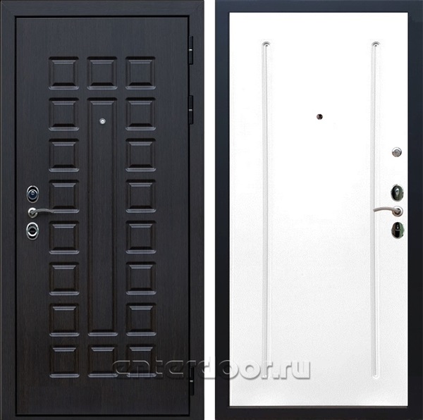 Входная металлическая дверь Сенатор 3К с замком Cisa ФЛ-68 (Венге / Белый ясень)