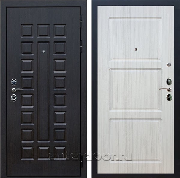 Входная металлическая дверь Сенатор 3К с замком Cisa ФЛ-3 (Венге / Сандал белый)