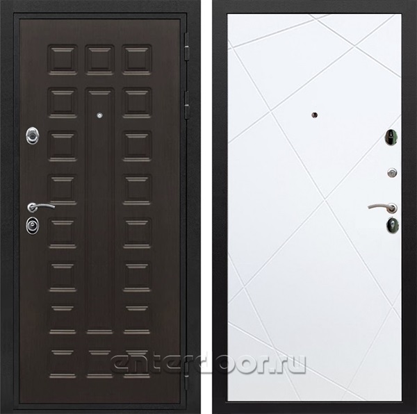 Входная металлическая дверь Армада Триумф 3К ФЛ-291 (Венге / Белый матовый)