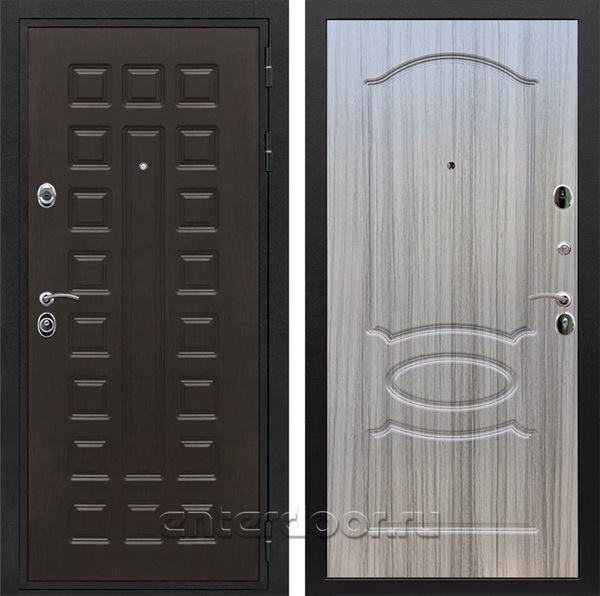 Входная металлическая дверь Армада Триумф 3К ФЛ-128 (Венге / Сандал серый)