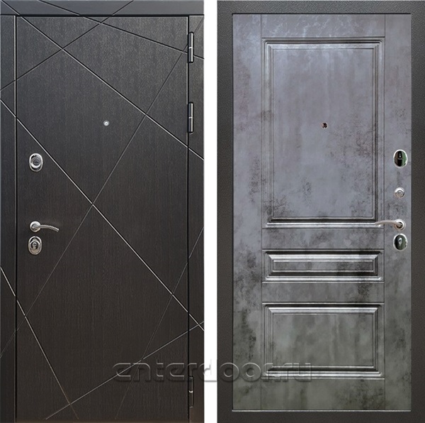 Входная дверь Армада Лофт ФЛ-243 (Венге / Бетон темный) - фото 95551
