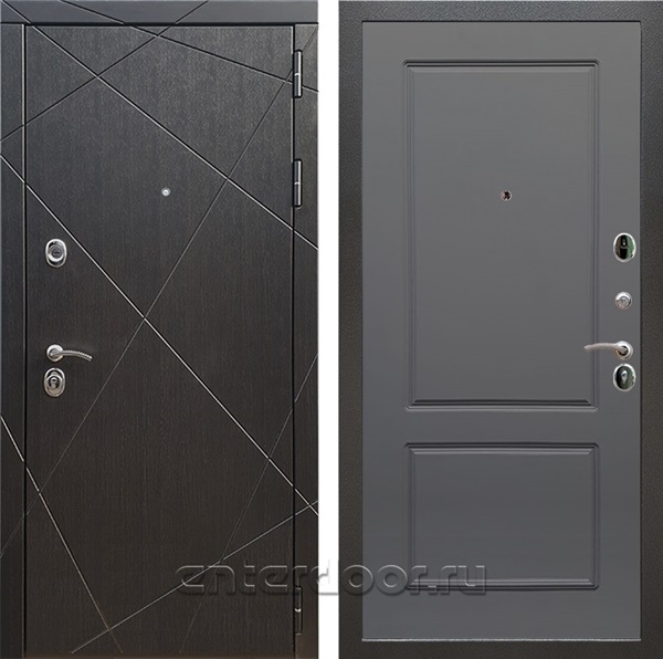 Входная дверь Армада Лофт ФЛ-117 (Венге / Графит софт) - фото 95553
