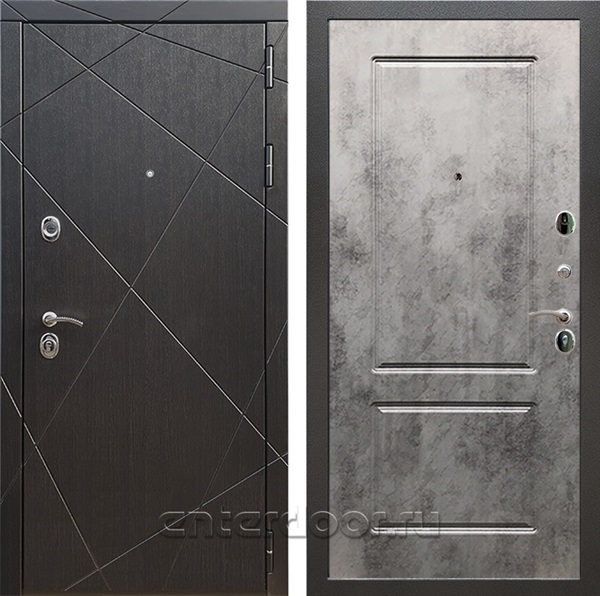 Входная дверь Армада Лофт ФЛ-117 (Венге / Бетон темный) - фото 95560