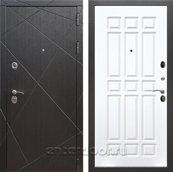 Входная дверь Армада Лофт ФЛ-33 (Венге / Белый матовый) - фото 95891