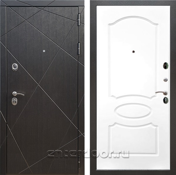 Входная дверь Армада Лофт ФЛ-128 (Венге / Белый матовый) - фото 96060