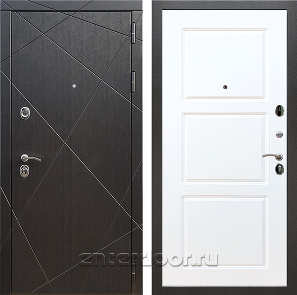 Входная дверь Армада Лофт ФЛ-3 (Венге / Белый матовый) - фото 96302