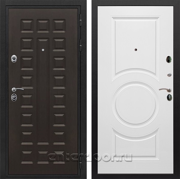 Входная металлическая дверь Сенатор Престиж ФЛ-016 (Венге / Белый матовый)