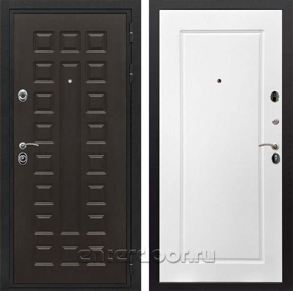 Входная металлическая дверь Сенатор Престиж ФЛ-119 (Венге / Белый ясень)