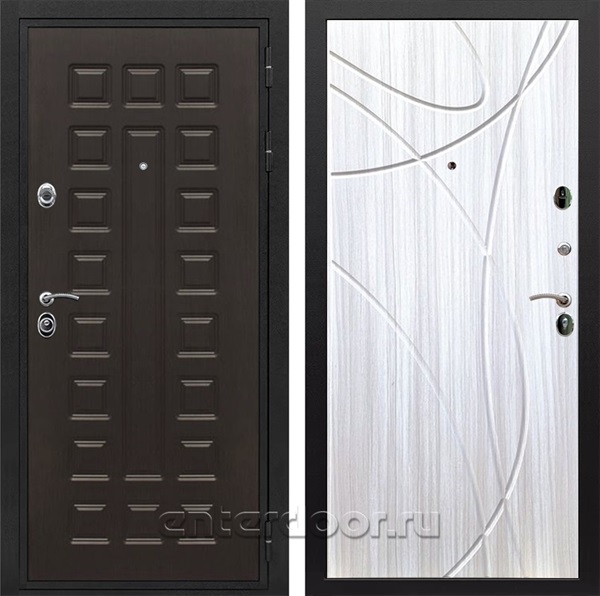 Входная металлическая дверь Сенатор Престиж ФЛ-247 (Венге / Сандал белый)