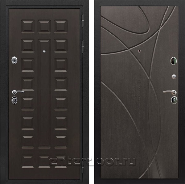 Входная металлическая дверь Сенатор Престиж ФЛ-247 (Венге / Венге)