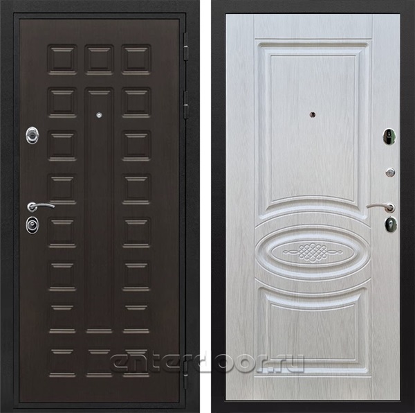 Входная металлическая дверь Сенатор Престиж ФЛ-181 (Венге / Лиственница беж)