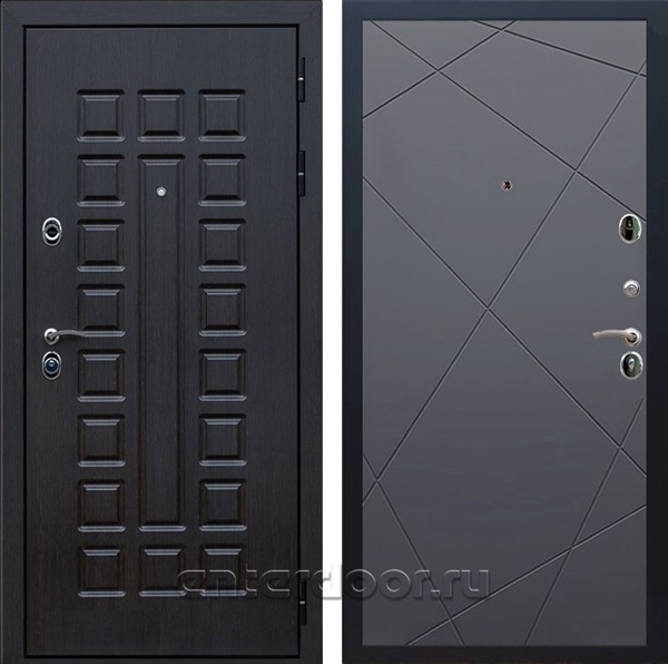 Входная металлическая дверь Сенатор 3К Премиум ФЛ-291 (Венге / Графит софт)