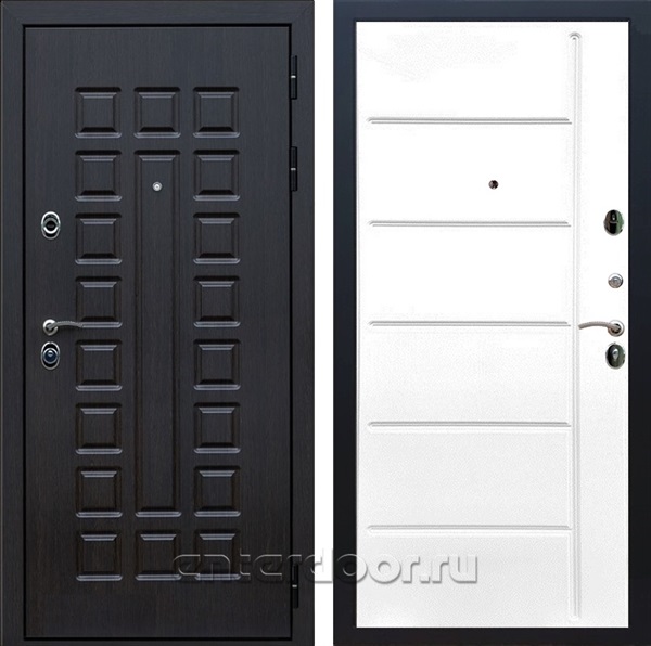 Входная металлическая дверь Сенатор 3К Премиум ФЛ-102 (Венге / Белый матовый)
