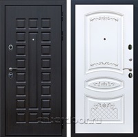 Входная металлическая дверь Сенатор 3К Премиум ФЛ-316 (Венге / Белый патина Серебро)