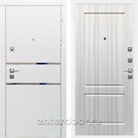 Входная металлическая дверь Сенатор Бастион ФЛ-117 (Белый матовый / Сандал белый)