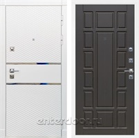 Входная металлическая дверь Сенатор Бастион ФЛ-244 (Белый матовый / Венге)