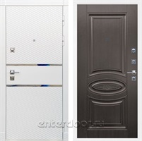 Входная металлическая дверь Сенатор Бастион ФЛ-181 (Белый матовый / Венге)