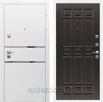 Входная металлическая дверь Сенатор Бастион ФЛ-33 (Белый матовый / Венге)