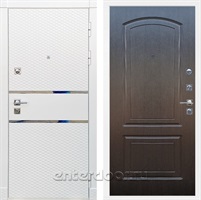 Входная металлическая дверь Сенатор Бастион ФЛ-138 (Белый матовый / Венге)