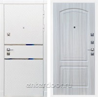 Входная металлическая дверь Сенатор Бастион ФЛ-138 (Белый матовый / Сандал белый)