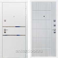 Входная металлическая дверь Сенатор Бастион ФЛ-102 (Белый матовый / Сандал белый)