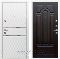 Входная металлическая дверь Сенатор Бастион ФЛ-58 (Белый матовый / Венге)