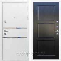 Входная металлическая дверь Сенатор Бастион ФЛ-3 (Белый матовый / Венге)