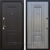 Входная металлическая дверь Армада 9 Викинг ФЛ-2 (Венге / Сандал серый)