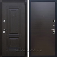 Входная металлическая дверь Армада 9 Викинг Гладкая (Венге / Венге)