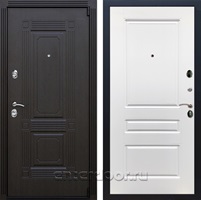 Входная дверь Армада Эстет 3к ФЛ-243 (Венге / Белый матовый)