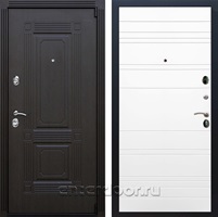 Входная дверь Армада Эстет 3к ФЛ-14 (Венге / Белый ясень)