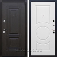 Входная дверь Армада Эстет 3к ФЛ-016 (Венге / Белый матовый)