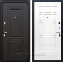 Входная дверь Армада Эстет 3к ФЛ-244 (Венге / Белый матовый)