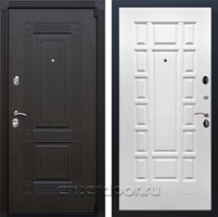 Входная дверь Армада Эстет 3к ФЛ-244 (Венге / Белый ясень)