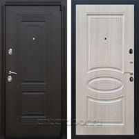 Входная дверь Армада Эстет 3к ФЛ-181 (Венге / Беленый дуб)