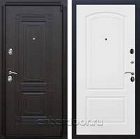 Входная дверь Армада Эстет 3к ФЛ-138 (Венге / Белый матовый)