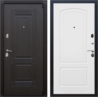 Входная дверь Эстет 3к ФЛ-138 (Венге / Белый матовый) для установки в квартиру 24541