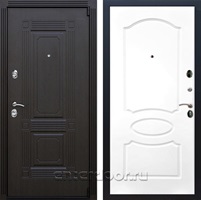 Входная дверь Армада Эстет 3к ФЛ-128 (Венге / Белый матовый)