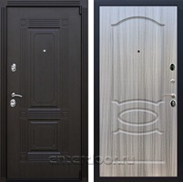Входная дверь Армада Эстет 3к ФЛ-128 (Венге / Сандал серый)