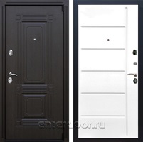 Входная дверь Армада Эстет 3к ФЛ-102 (Венге / Белый матовый)