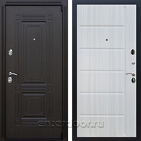 Входная дверь Армада Эстет 3к ФЛ-102 (Венге / Сандал белый)