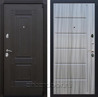 Входная дверь Армада Эстет 3к ФЛ-102 (Венге / Сандал серый)