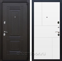 Входная дверь Армада Эстет 3к ФЛ-290 (Венге / Белый матовый)