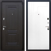 Входная дверь Эстет 3к ФЛ-246 (Венге / Белый ясень) для установки в квартиру 17411