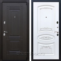 Входная металлическая дверь Армада 9 Викинг ФЛ-316 (Венге / Белый патина Серебро)