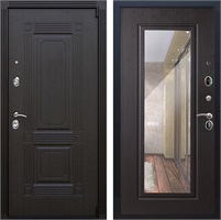 Входная дверь Эстет 3к с зеркалом ФЛЗ-120 (Венге / Венге) 24585