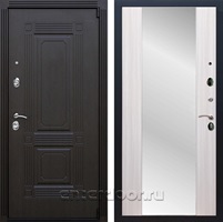 Входная дверь Армада Эстет 3к с зеркалом СБ-16 (Венге / Сандал белый)