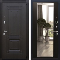 Входная дверь Эстет 3к с зеркалом 2XL (Венге / Венге) 24592