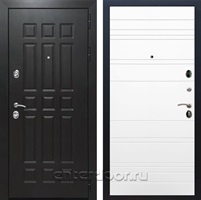 Входная металлическая дверь Армада Сенатор 8 ФЛ-14 (Венге / Белый ясень)