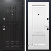 Входная металлическая дверь Армада Сенатор 8 Смальта-04 (Венге / Белый матовый)